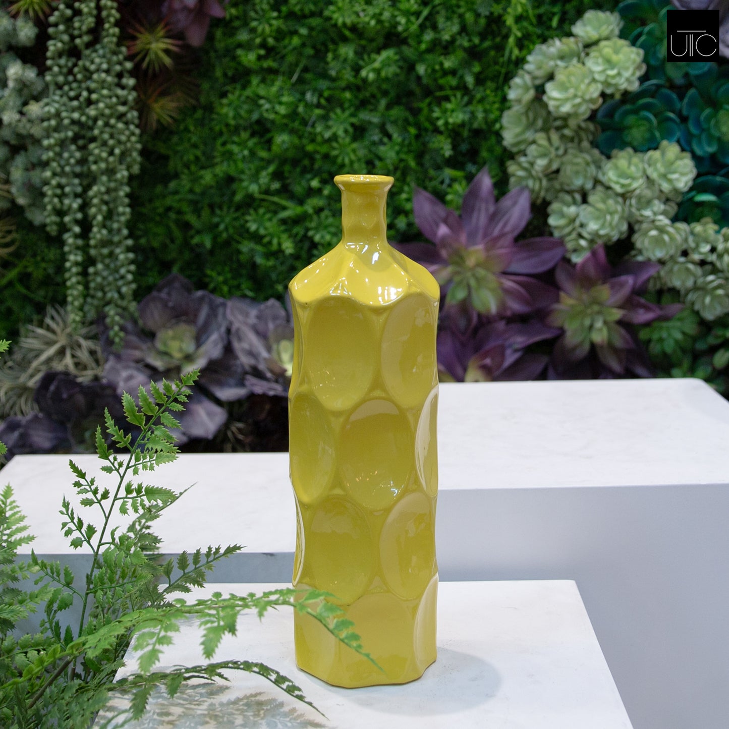 Dotty Ceramic Bottle Vases