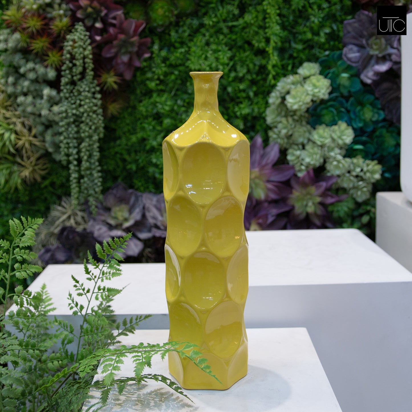 Dotty Ceramic Bottle Vases