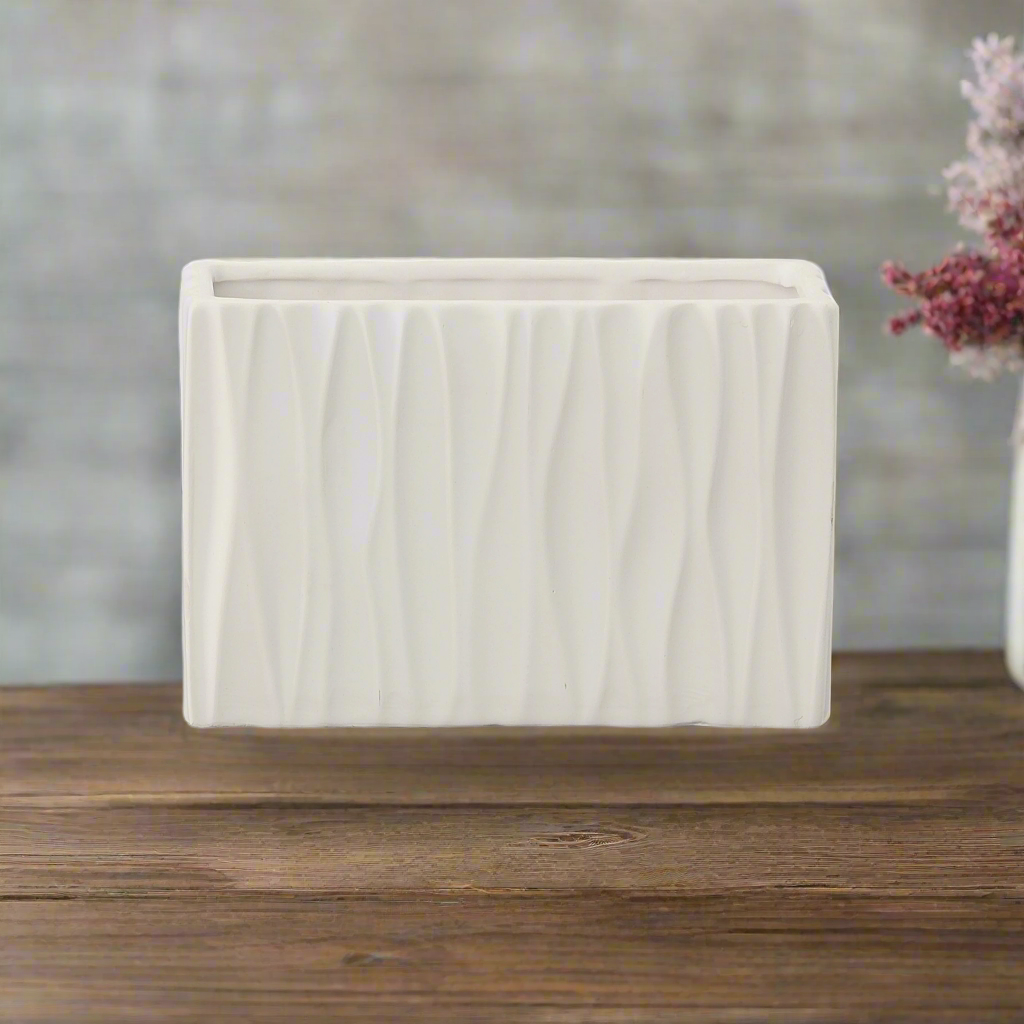 Arvella Ceramic Rectangle Vase Collection