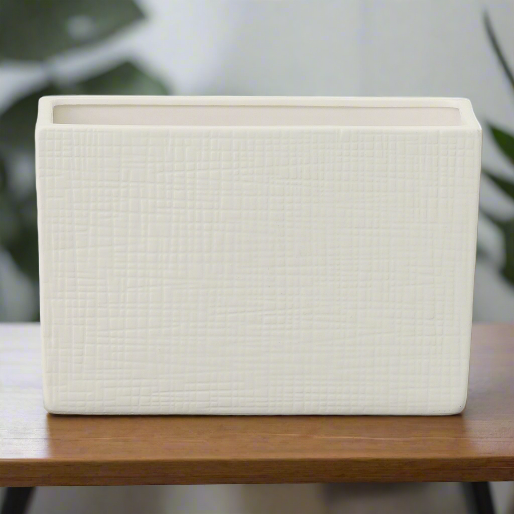 Arvella Ceramic Rectangle Vase Collection