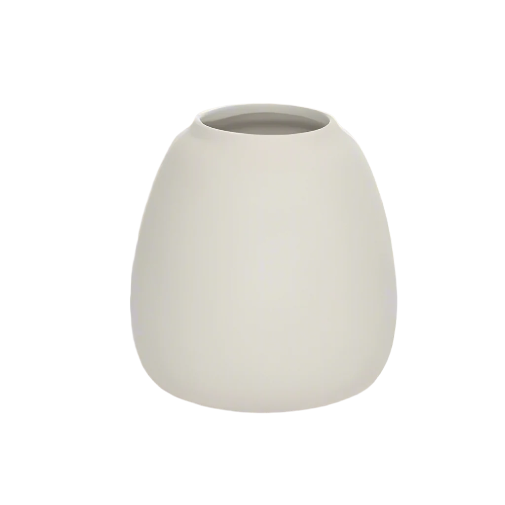 Lexie White Ceramic Vase