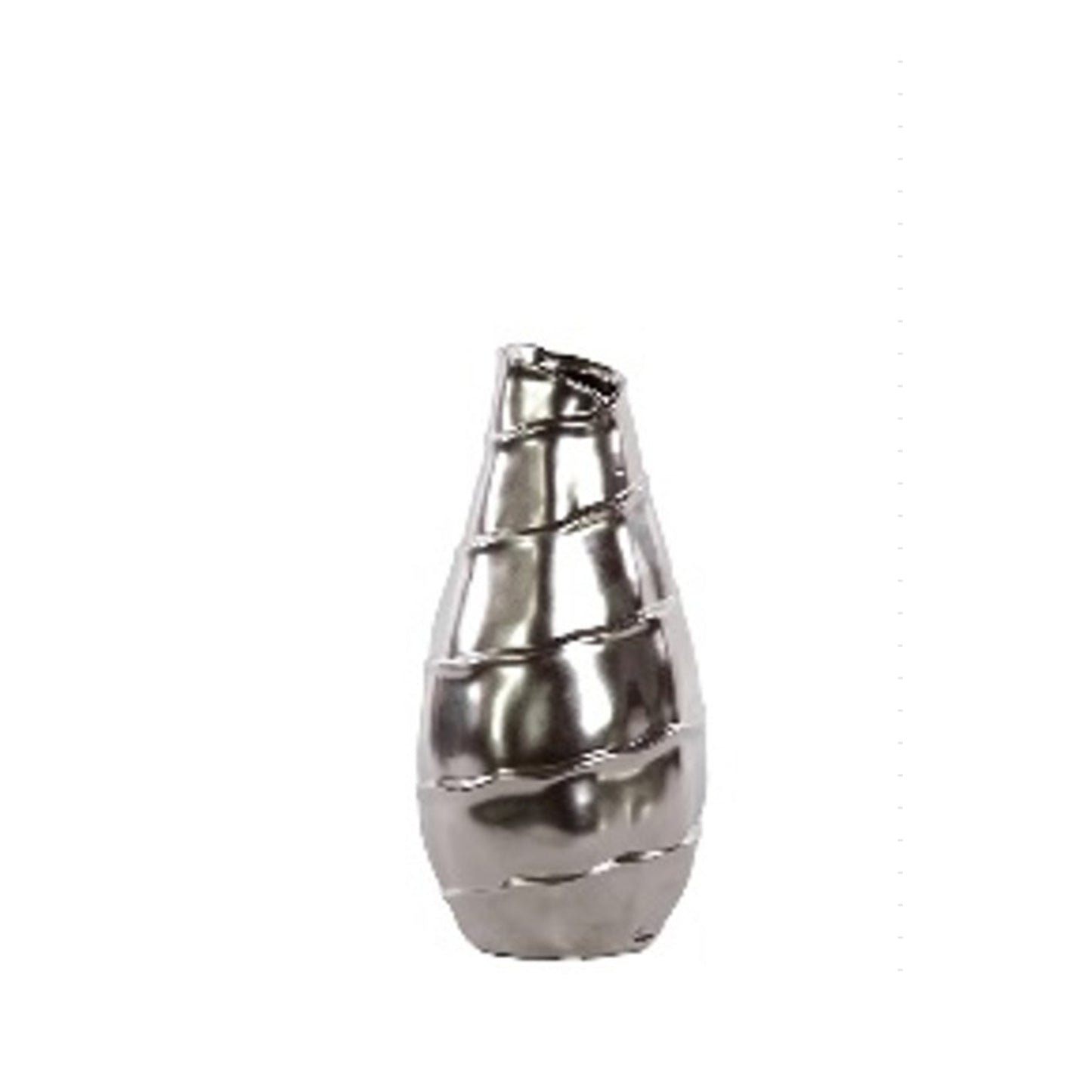 Pirell Spiral Chrome Vase