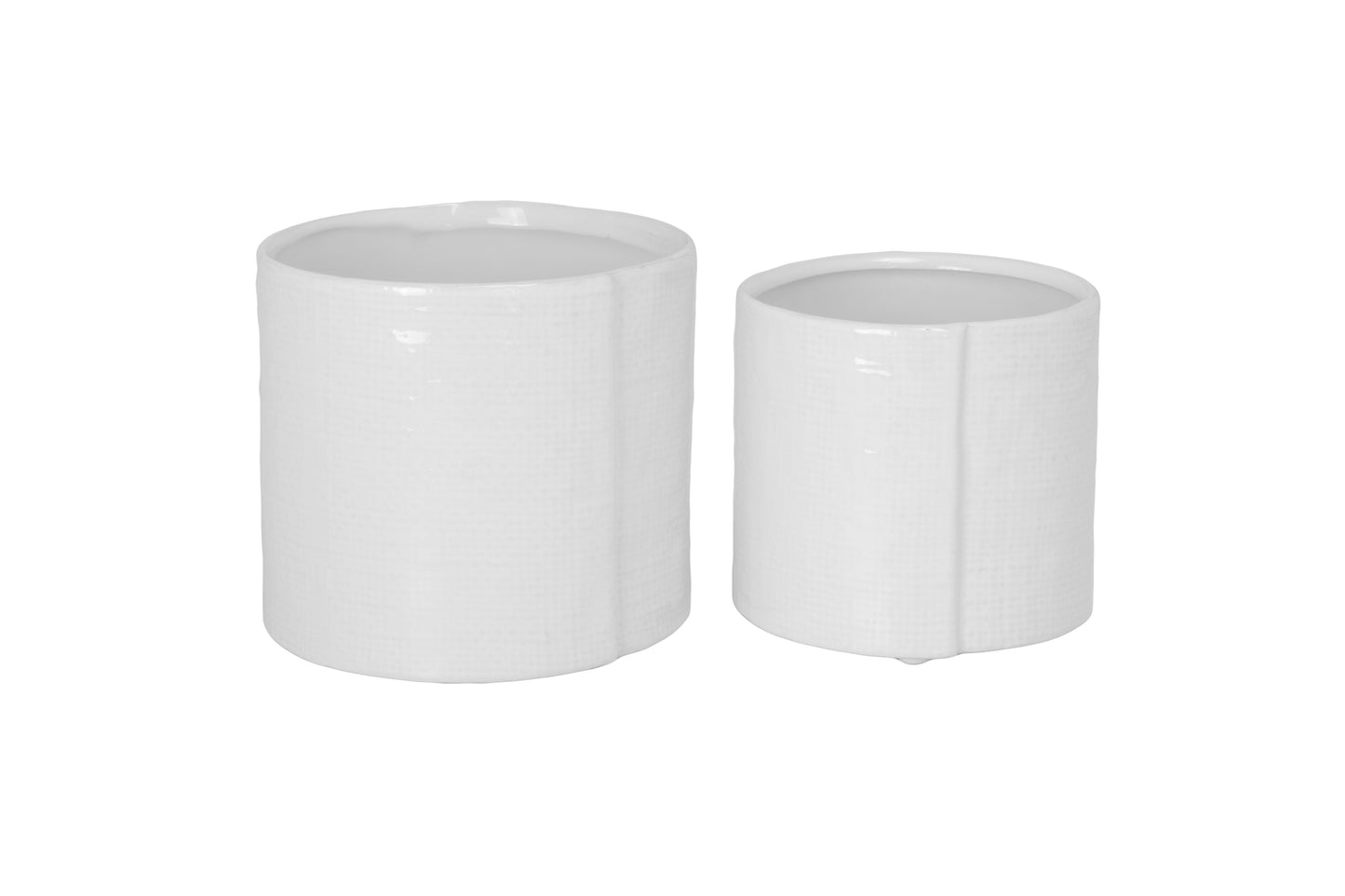 Ceramic Pot Gloss Finish-5.25"H