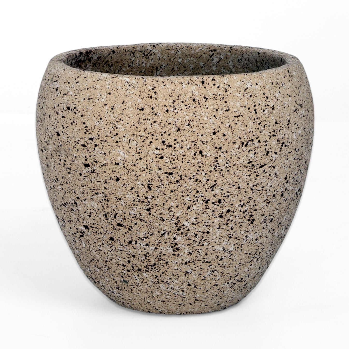 Granova Beige Cement Oval Pot