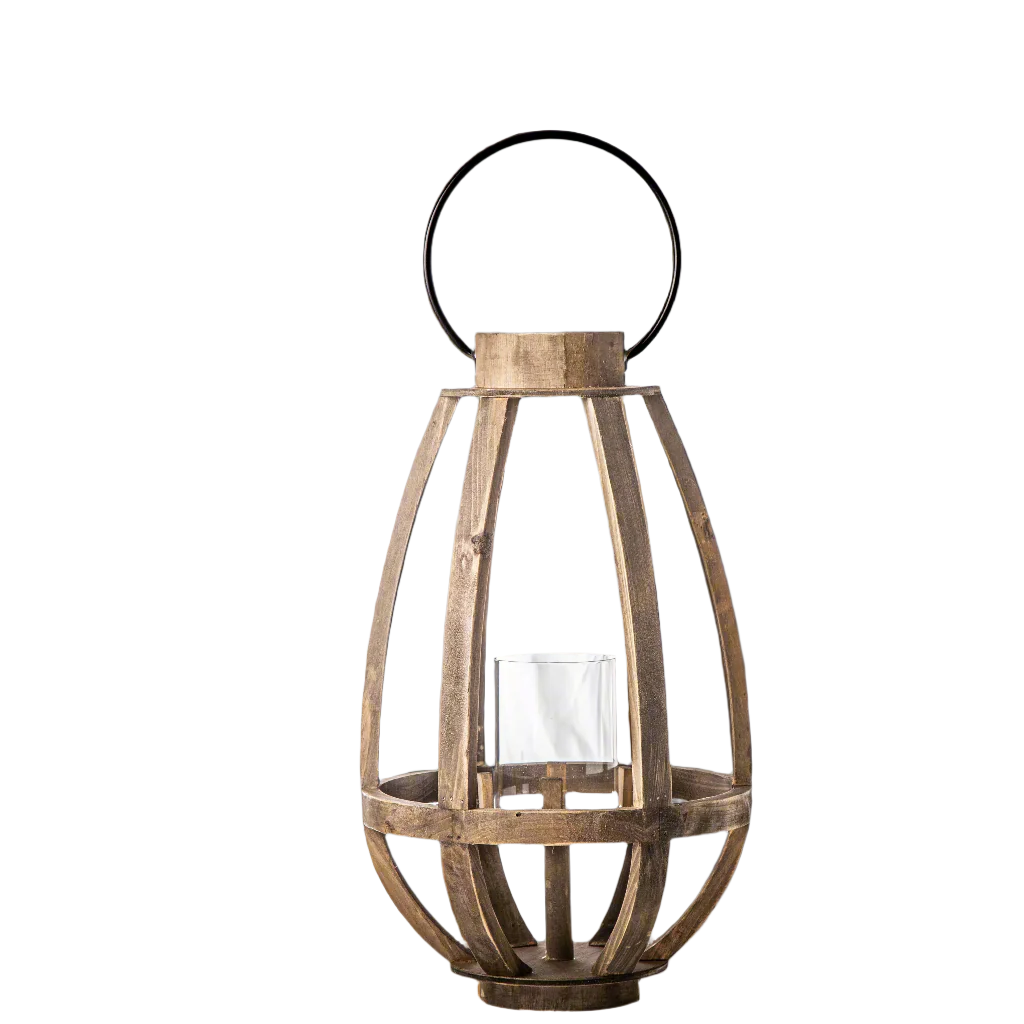 Brette Windowpane Bellied Lantern