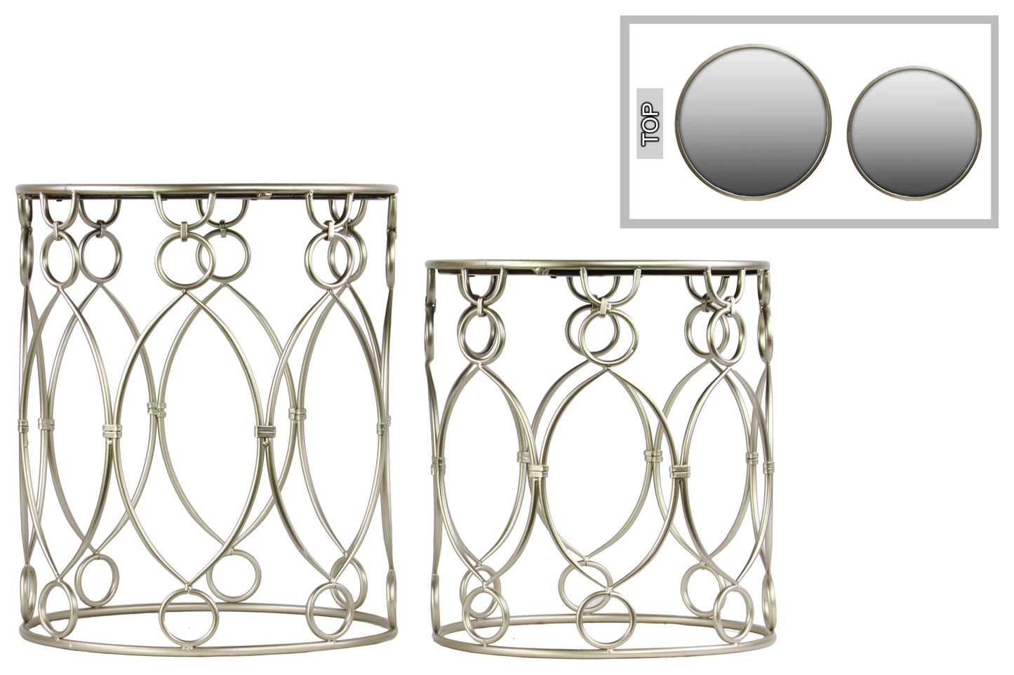 Jessen Loop-Frame Nesting Tables (Set of 2)