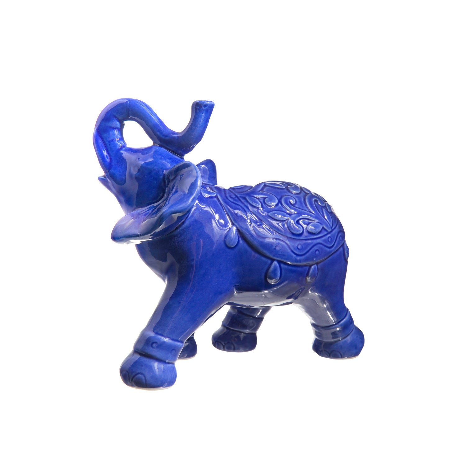 Elandra Standing Ceramic Elephant Decor