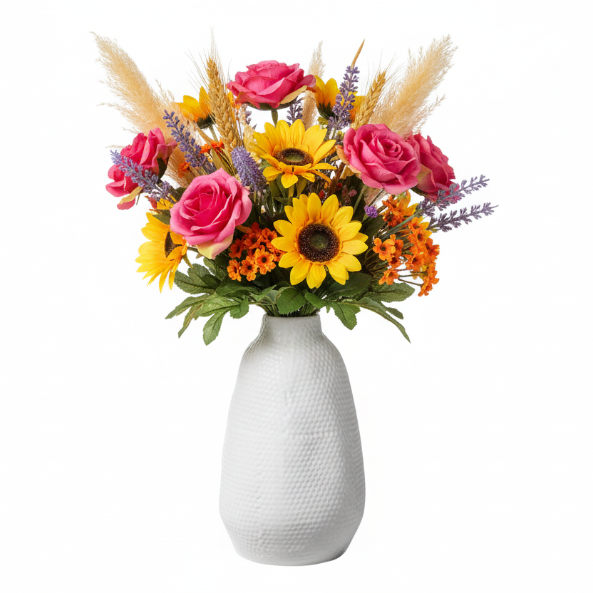 Kavora Ceramic Round Bellied Vase