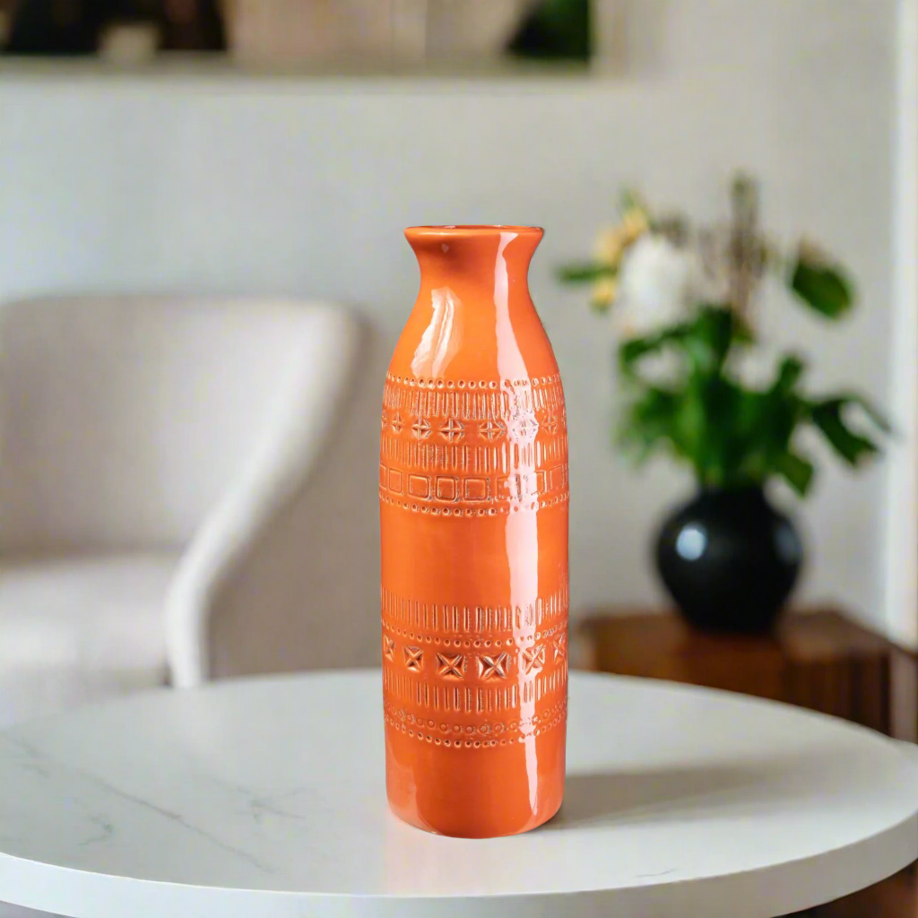 Marra Glossy Ceramic Vase