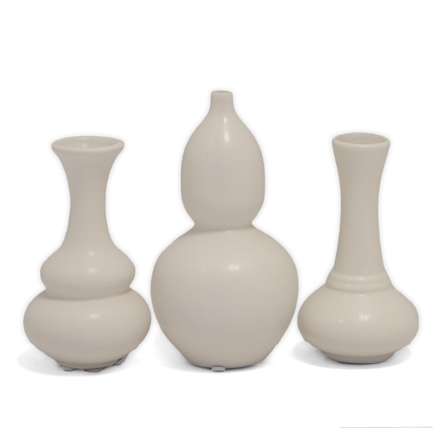 Naelle Ceramic Trumpet Vase Set (Set of 3)