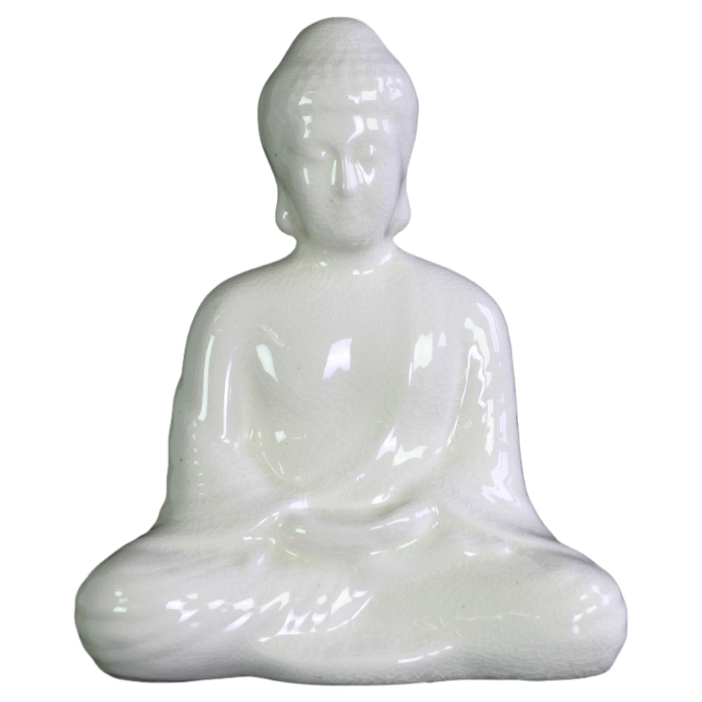 Wynne Meditating Ceramic Buddha Figurine