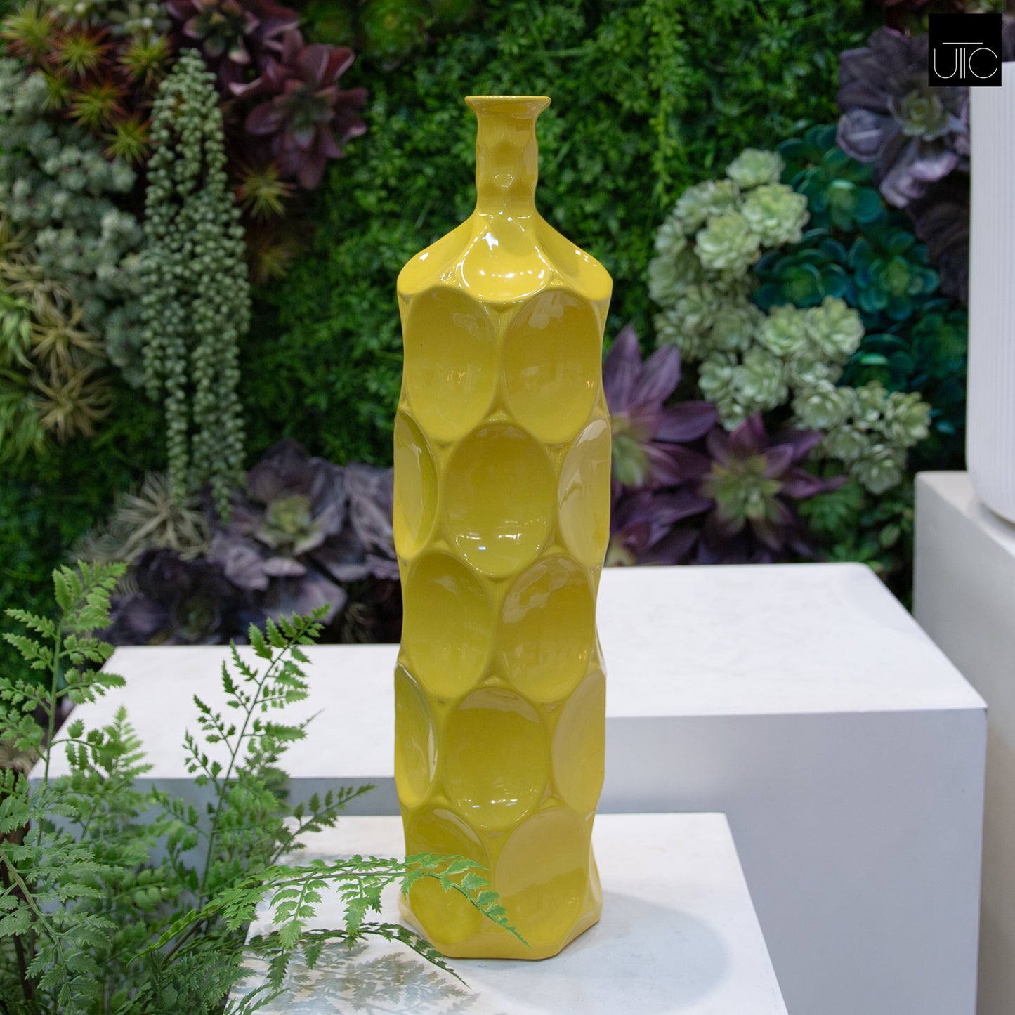 Dotty Ceramic Bottle Vases