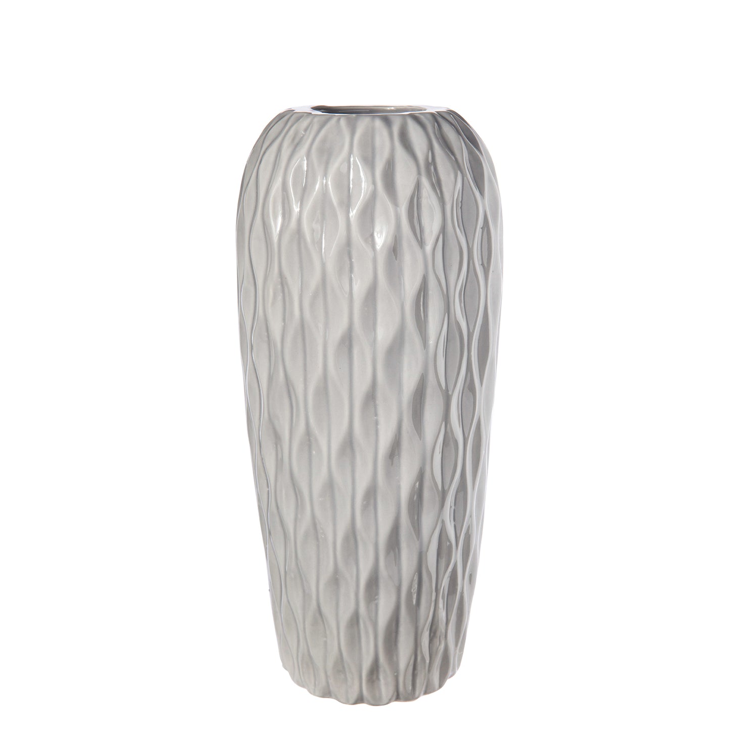 Iselle Porcelain Pinch Pattern Vase