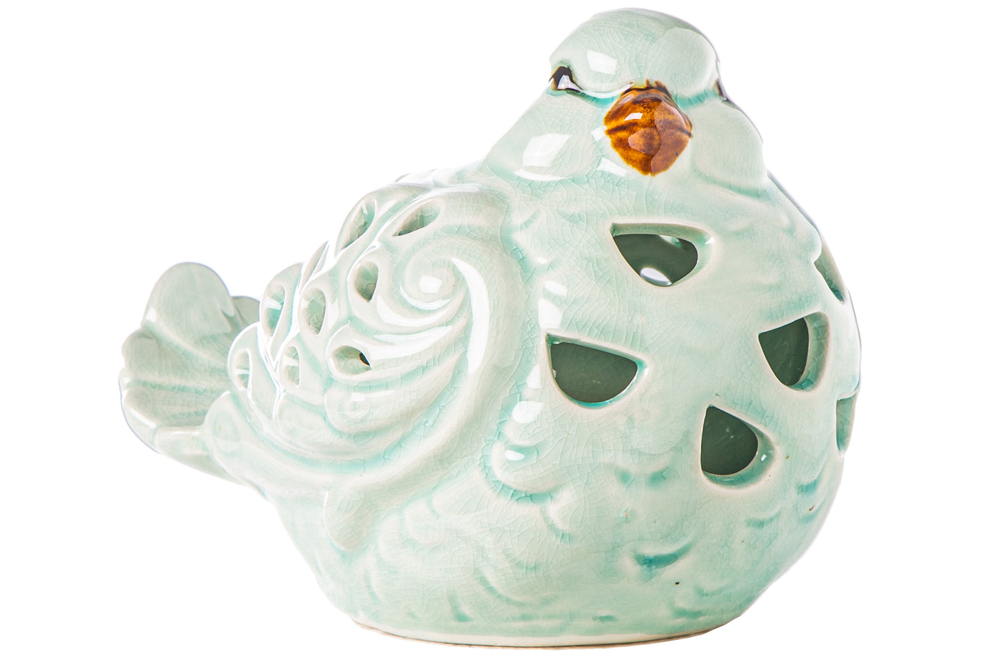 Avenel Cutout Sitting Bird Figurine