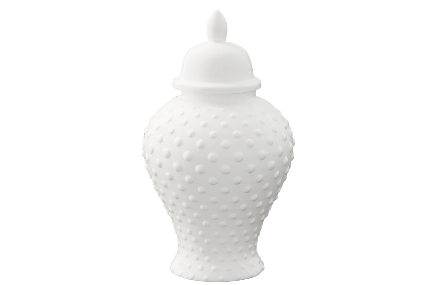 Ceramic Round Bellied Chinoiserie Ginger/Temple Jar Gloss Finish Blue&White-18.50"H -99