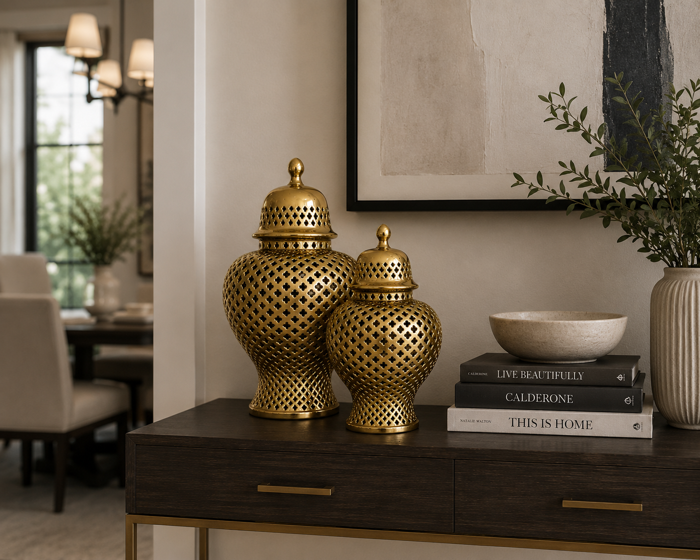 Jette Pierced Bellied Temple Jar