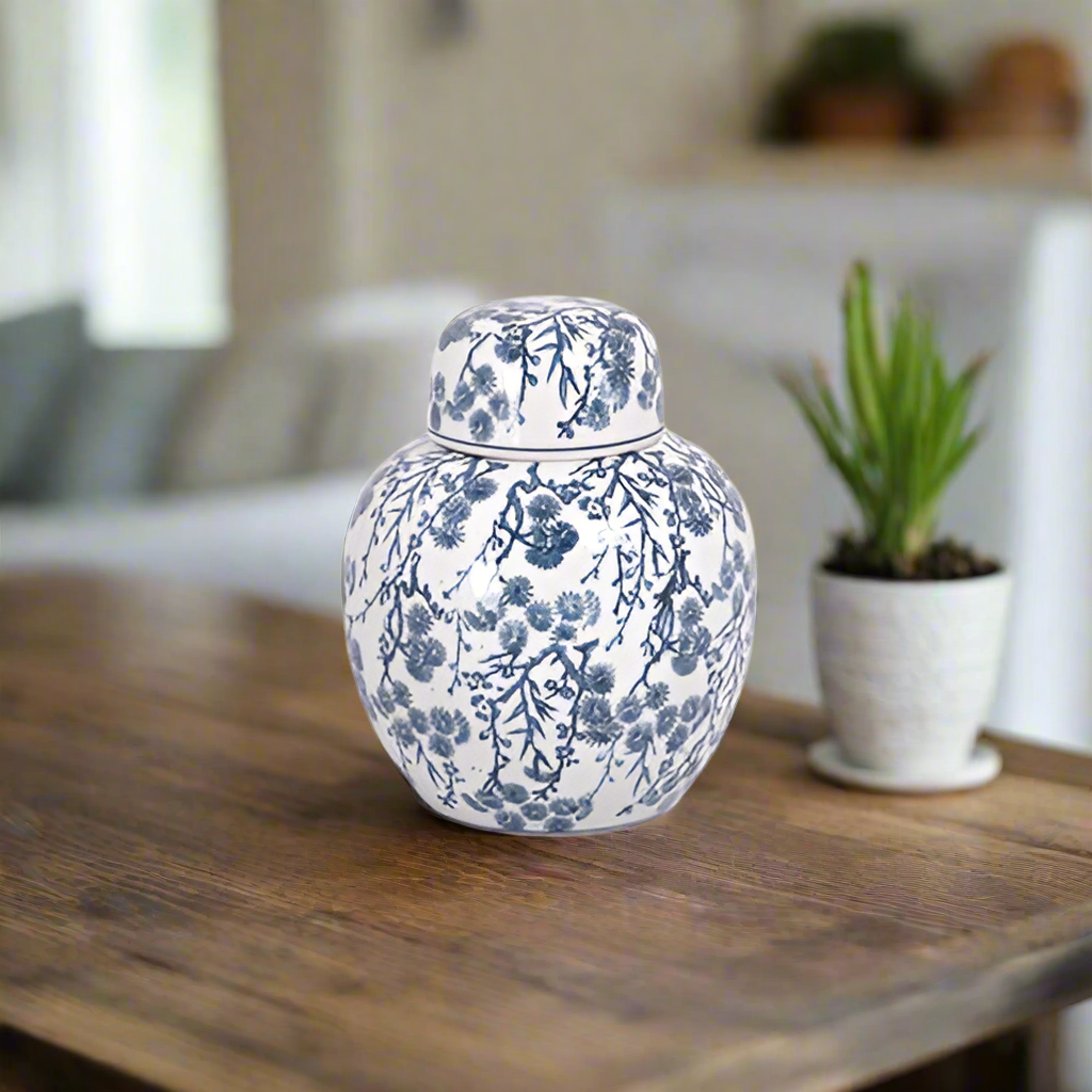 Marston Ceramic Chinoiserie Ginger Jar