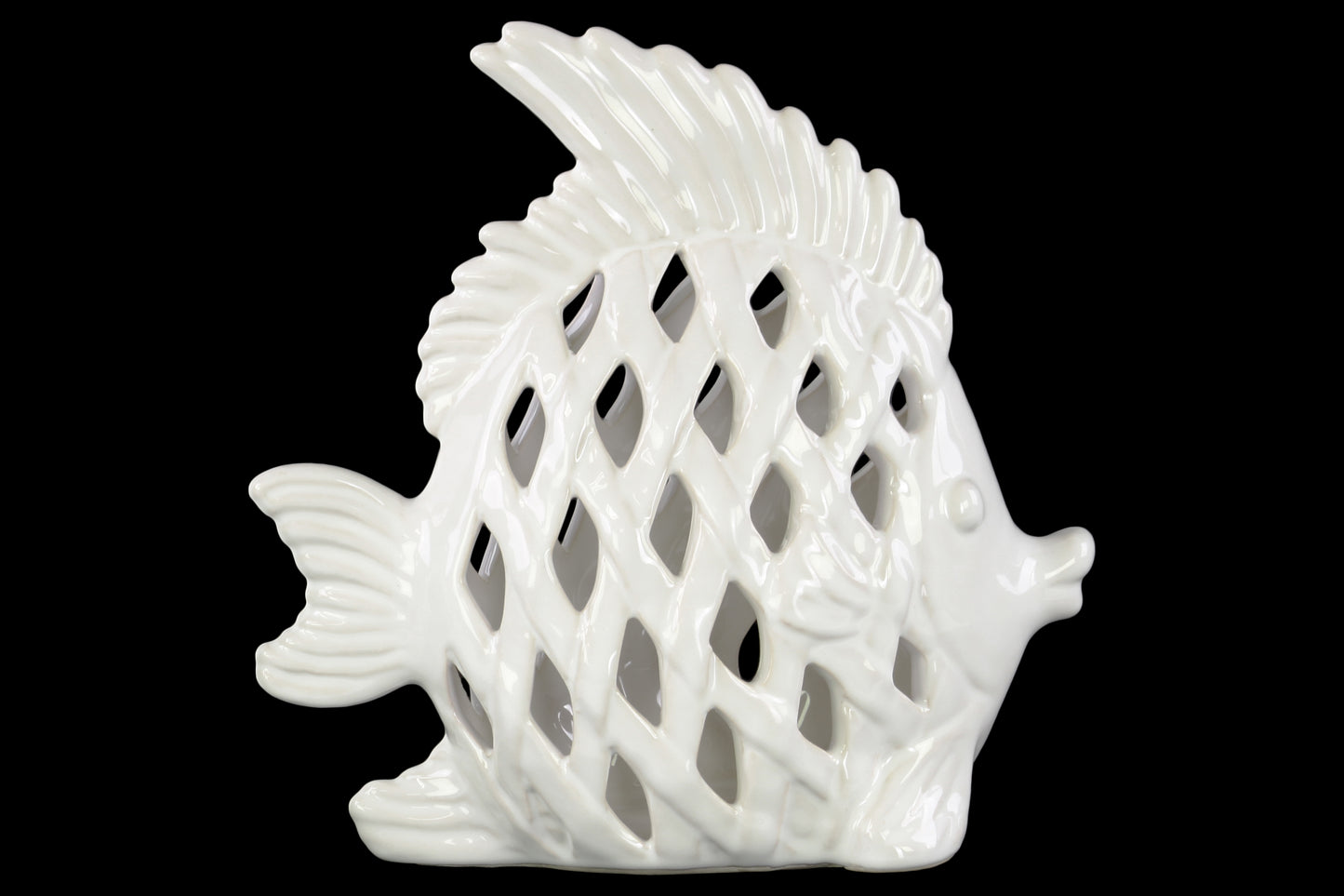 Ceramic Figurine Gloss Finish 9"H