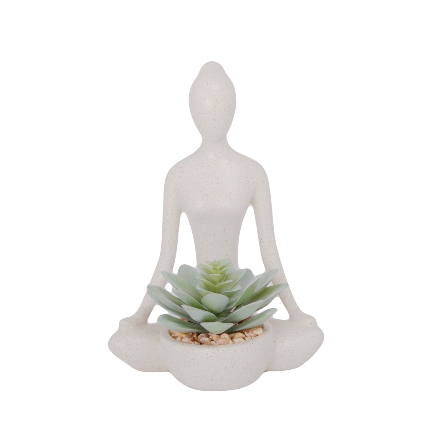Auralie Yoga Plant Pot Decor Collection — Decorative Plant Pot for Home & Garden
