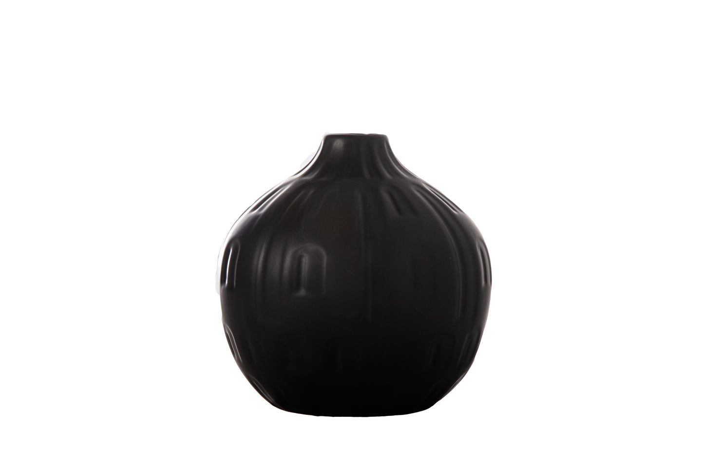 Ceramic Round Bellied Vase Gloss Finish