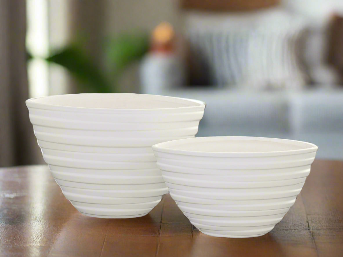 Lyra Ceramic Oval Bowl