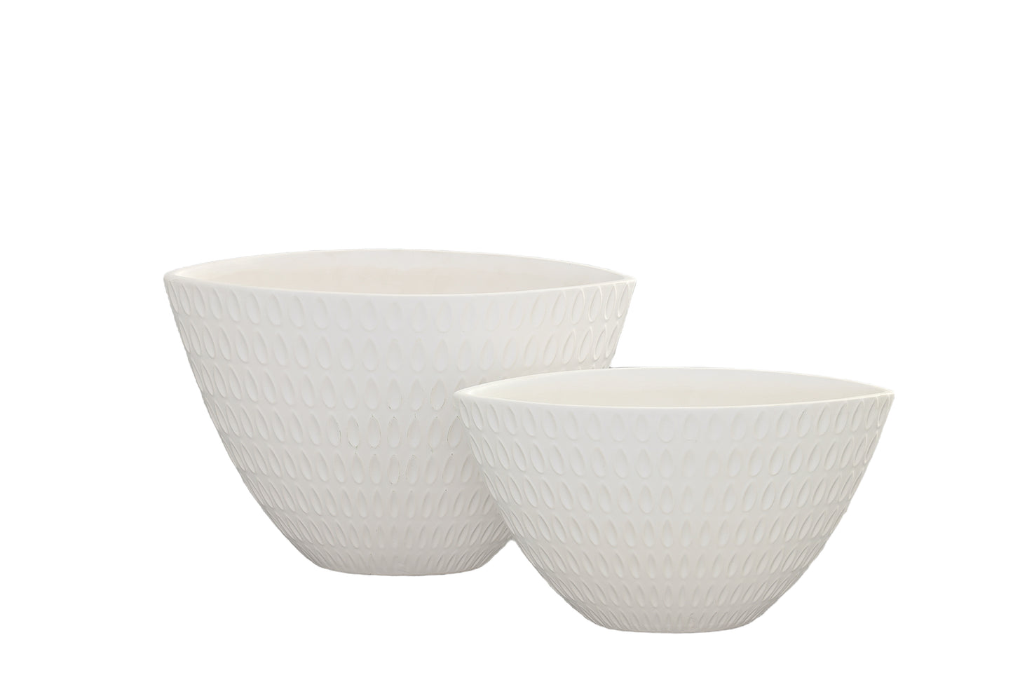 Lyra Ceramic Oval Bowl