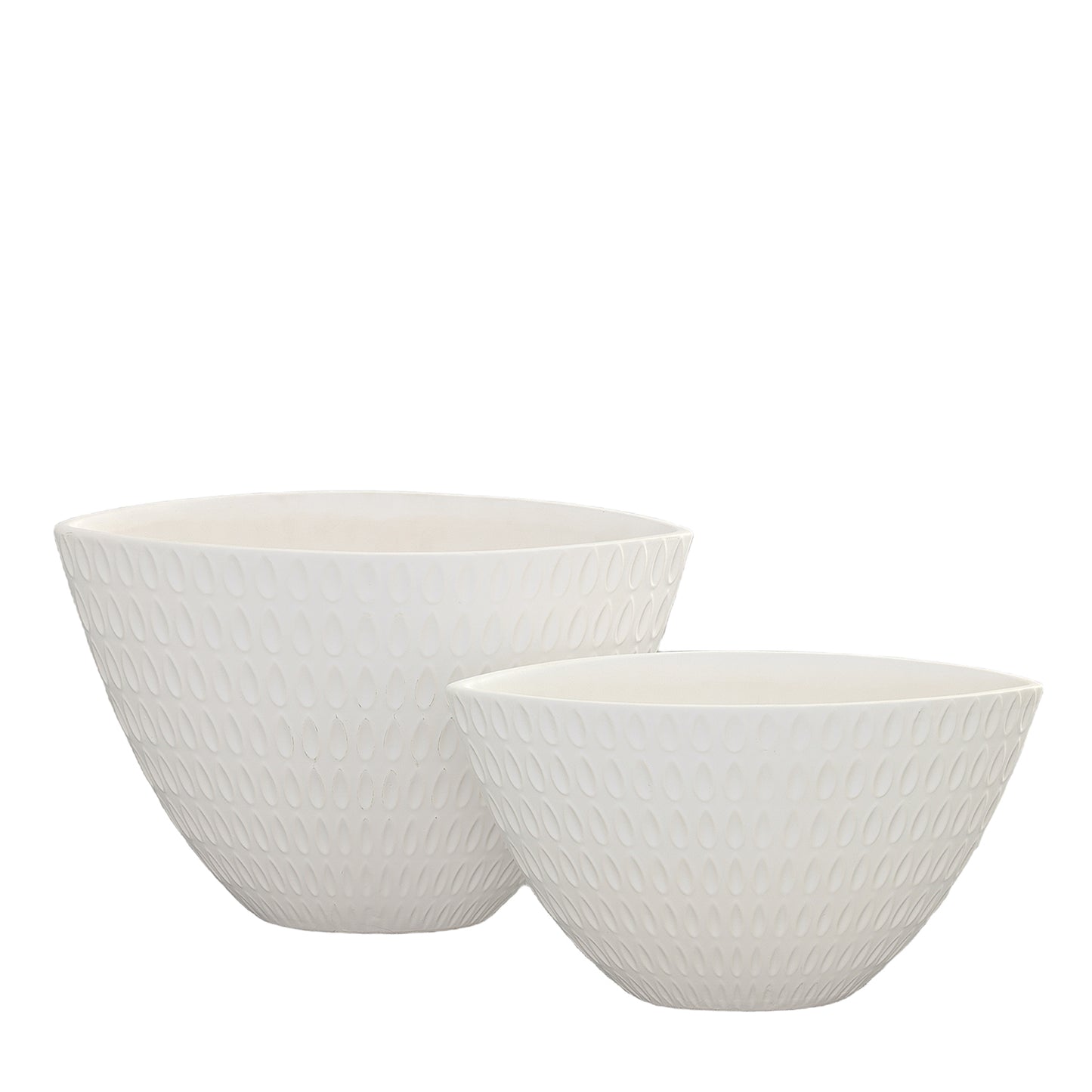 Russ White Ceramic Bowl (Set of 2)