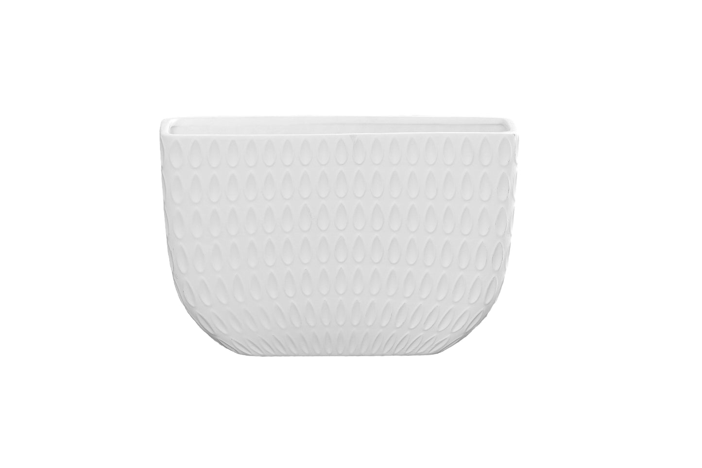 Ceramic Rectangle Vase Matte Finish