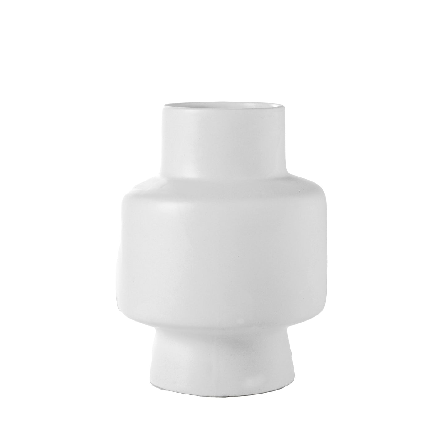 Zoey Ceramic Round Pipe Vase