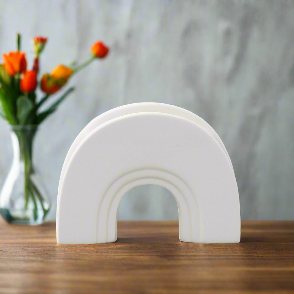 Arclora Ceramic Vase Collection with Archway Stair Design
