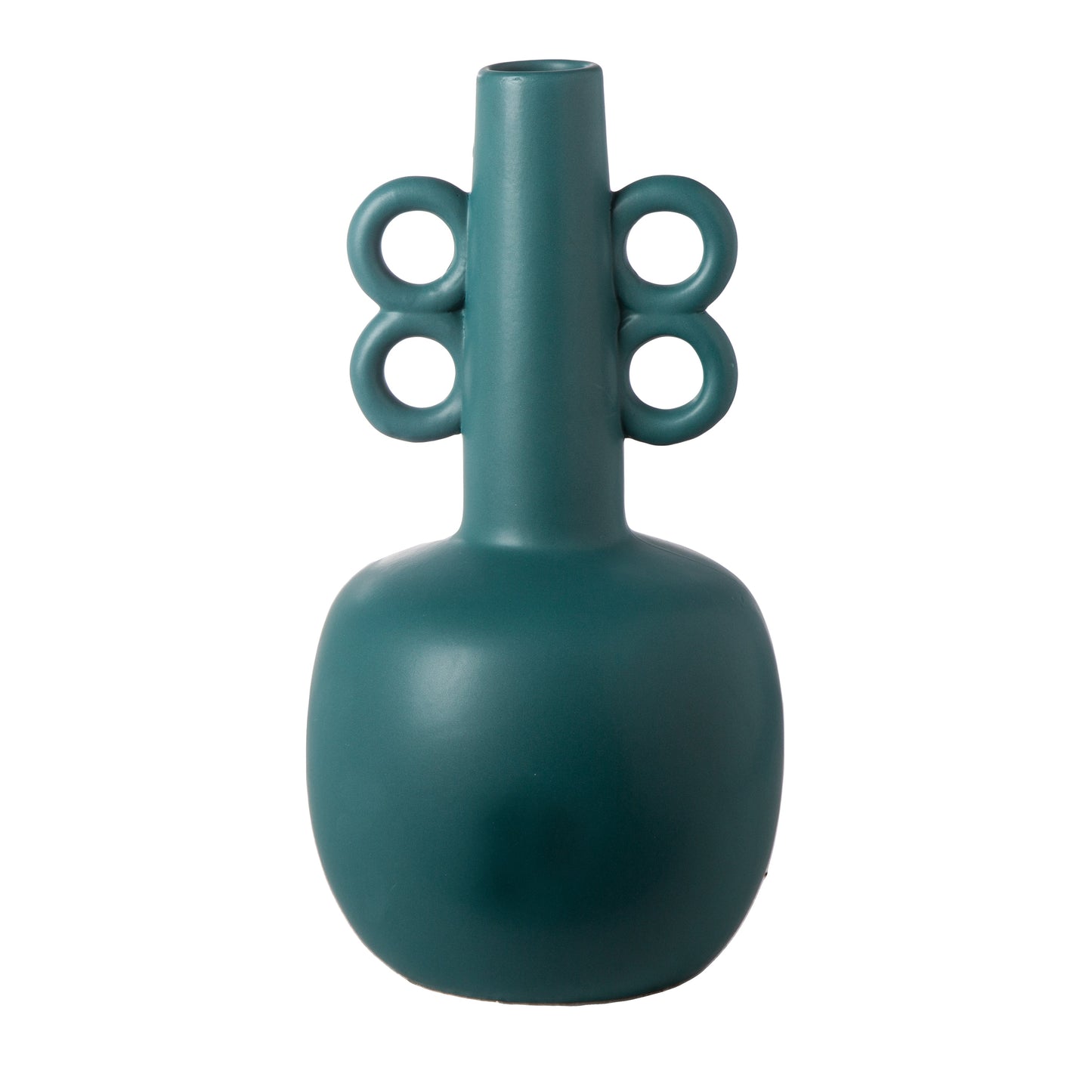 Lyrica Ceramic Round Pelike Vase