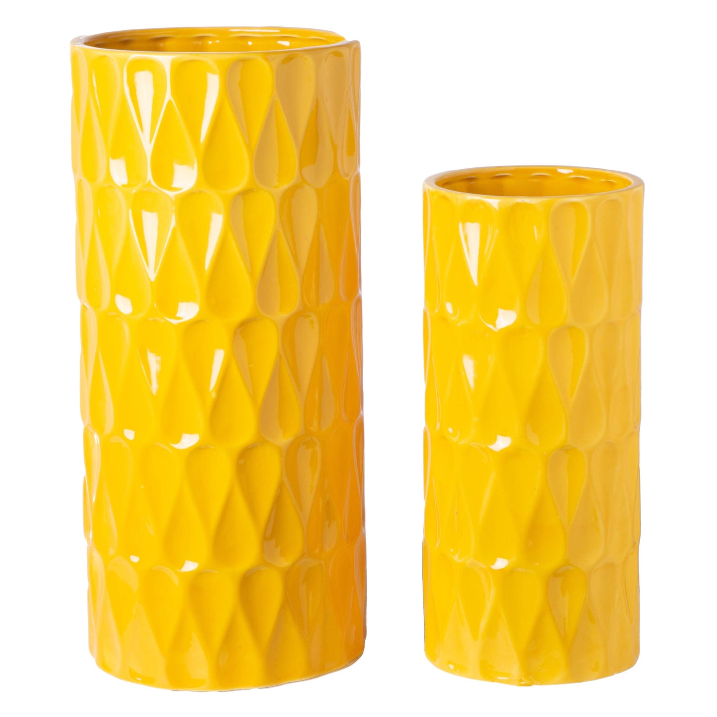 Preston Ceramic Tall Planter & Vase Sets (Set of 2)