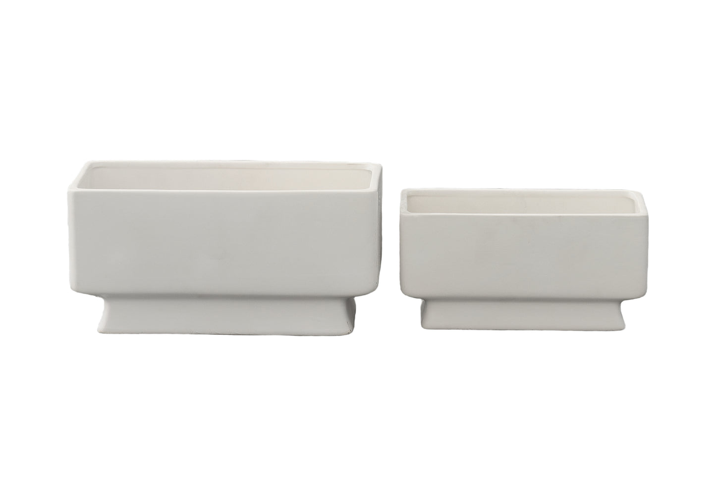 Ellara Ceramic Rectangular Pot Set