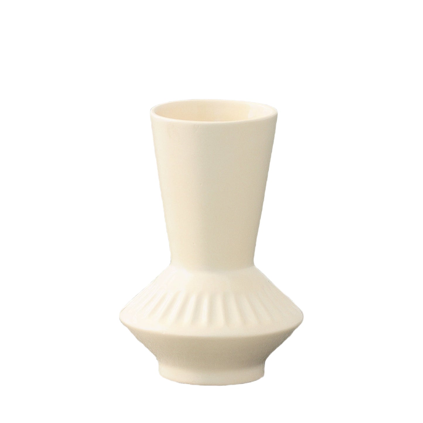 Nalia Debossed Column Ceramic Vase