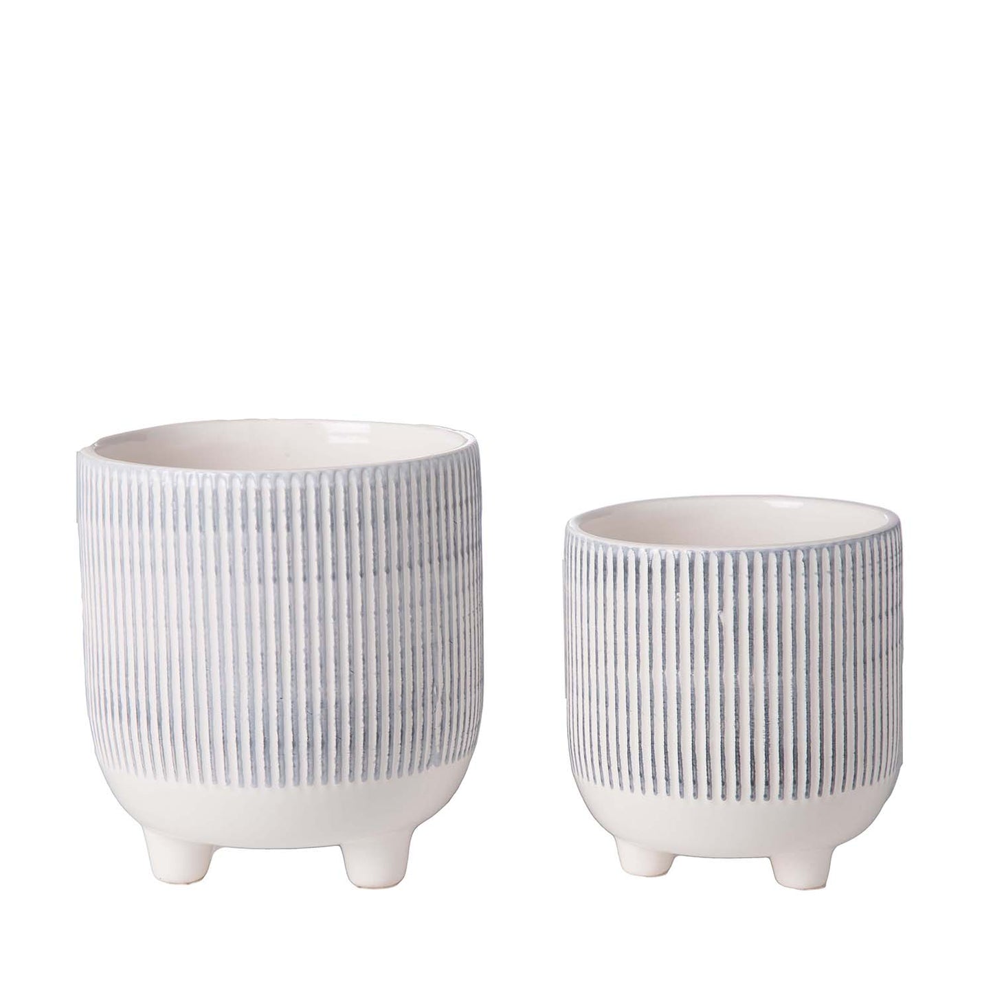Korvia Shadow Column Tripod Planter Set (Set of 2)