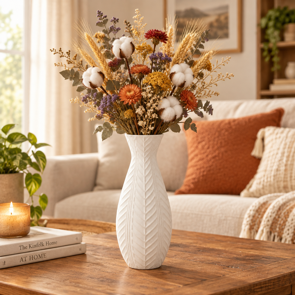 Zelle Round Bellied Ceramic Bottle Vase