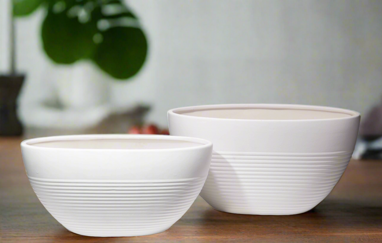 Vestra Ceramic Oval Bowl