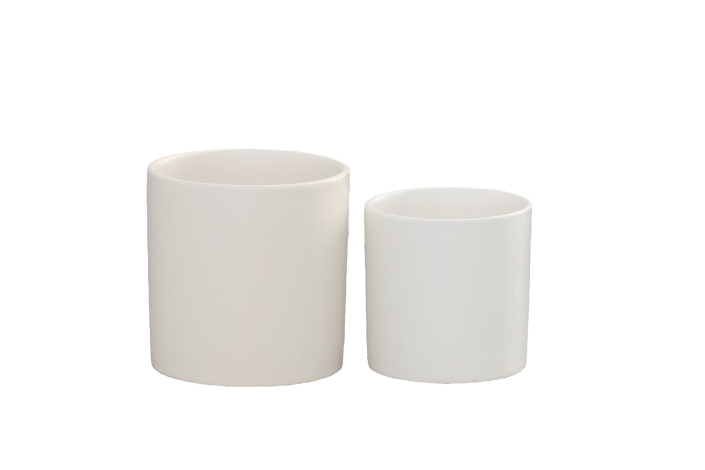 Ceramic Plain Round Pot Matte Finish
