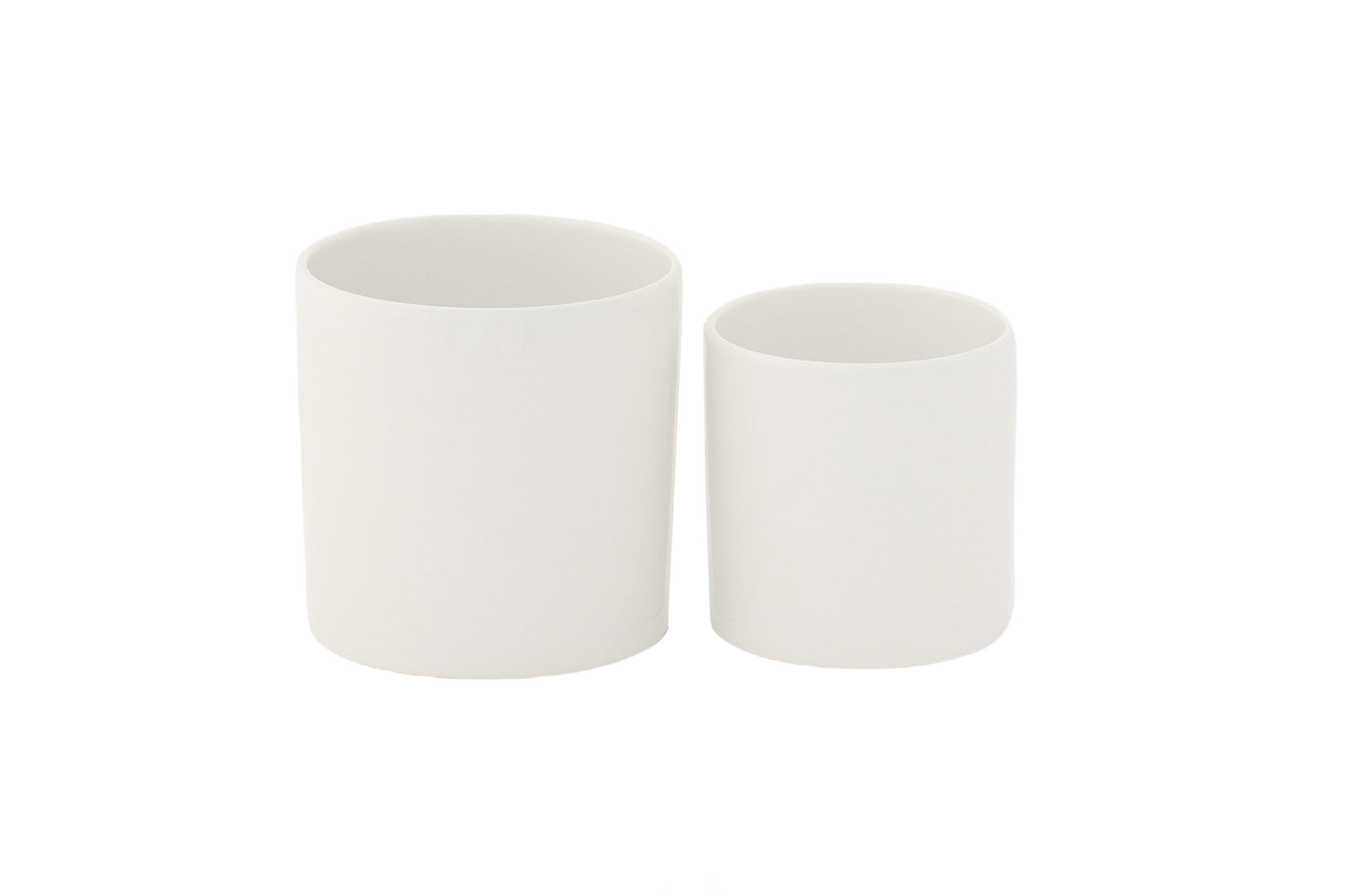 Ceramic Plain Round Pot Matte Finish