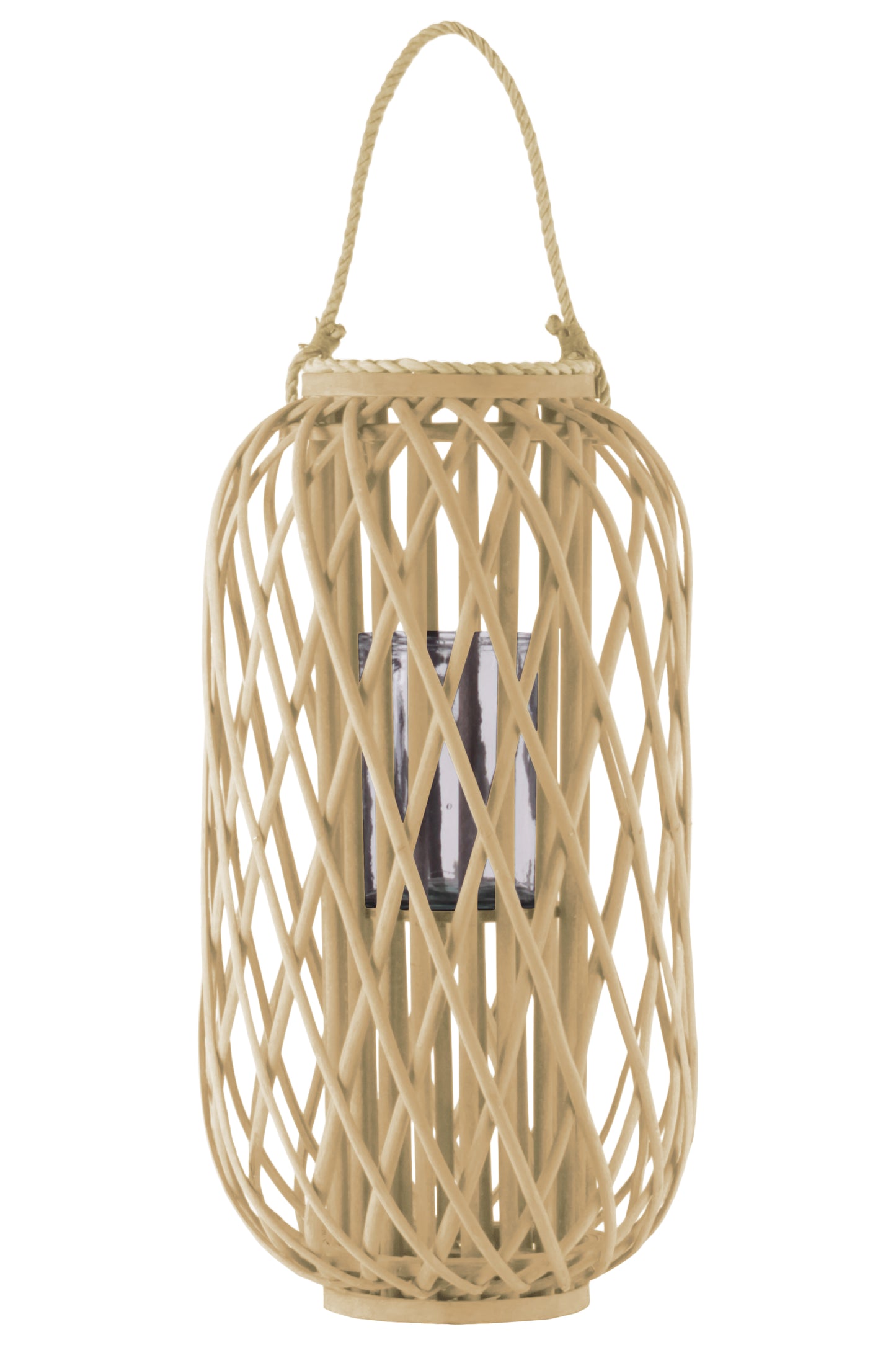 Ravari Natural Round Bamboo Lantern