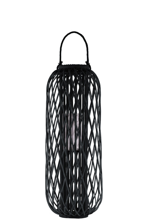 Bamboo Lantern Natural Finish