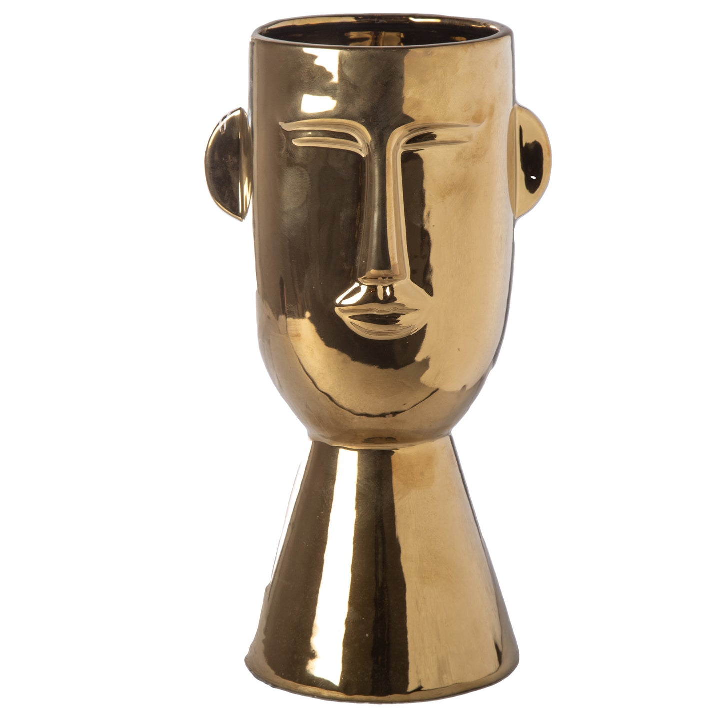 Monari Head Pot with Flared Base (Set of 2)