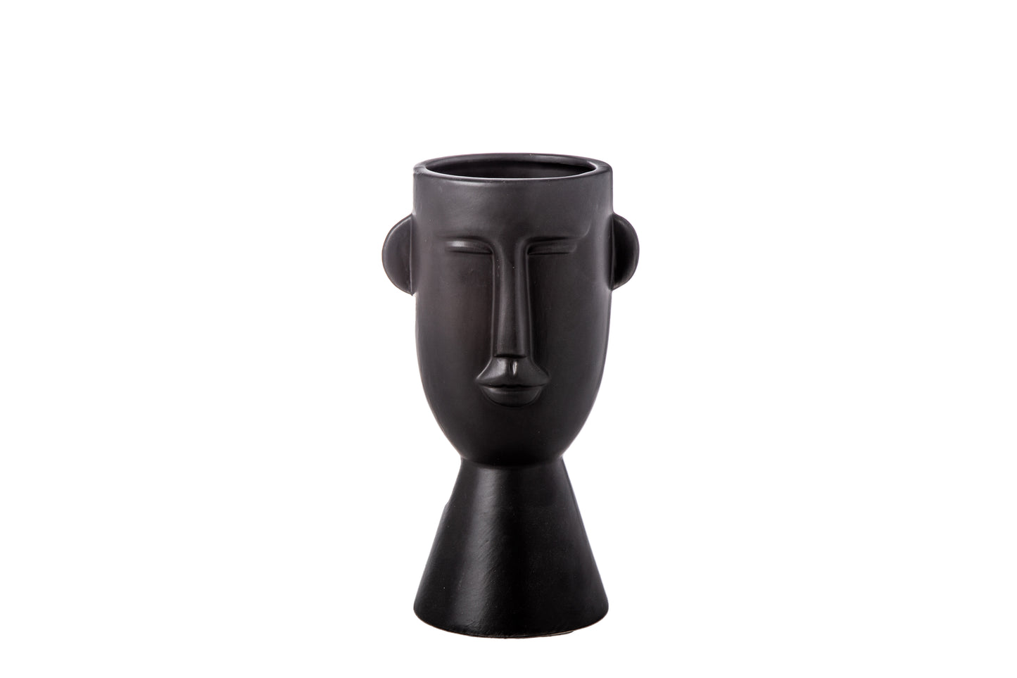 Ceramic Head Pot Gloss Finish