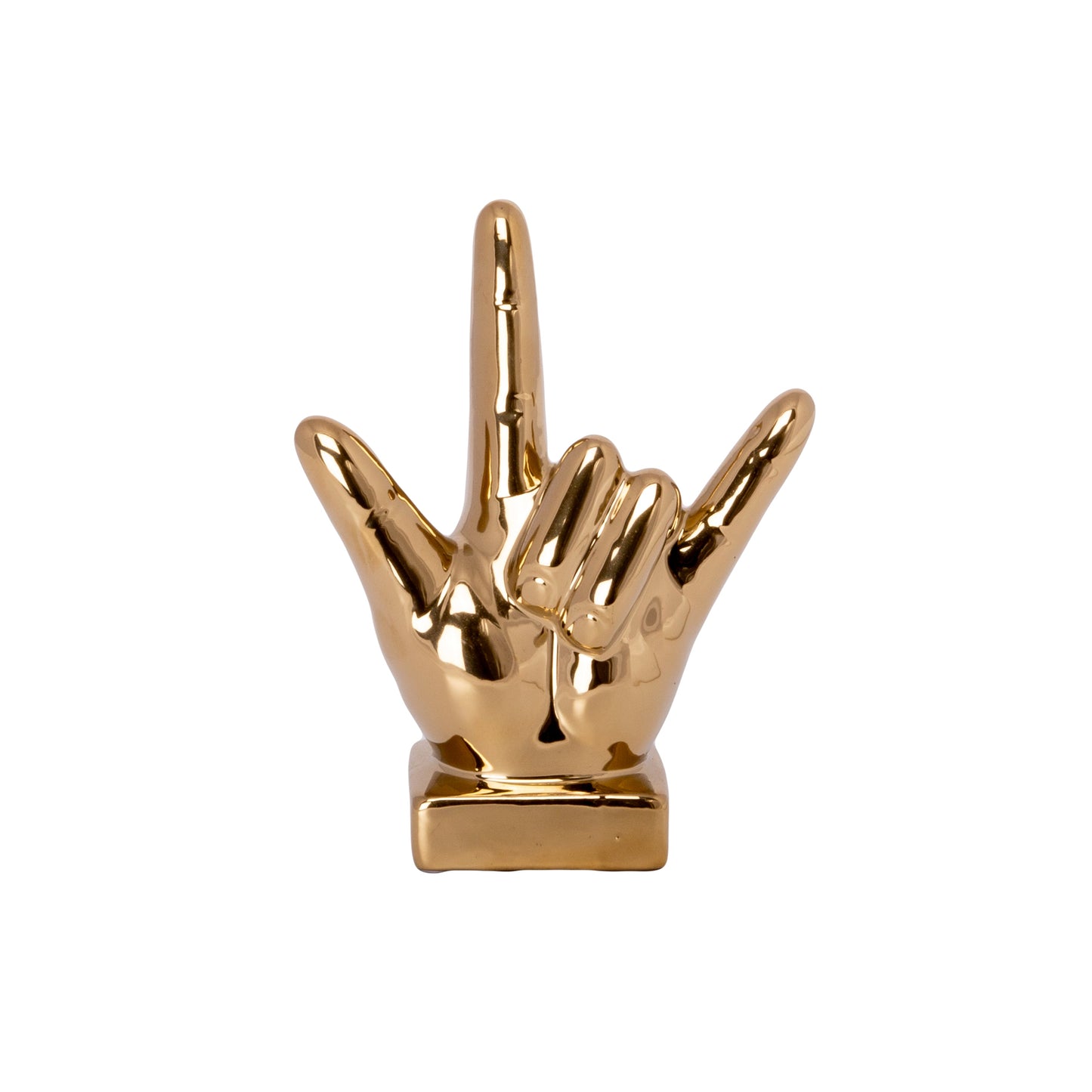 Aletta Ceramic Hand Signal Sculpture