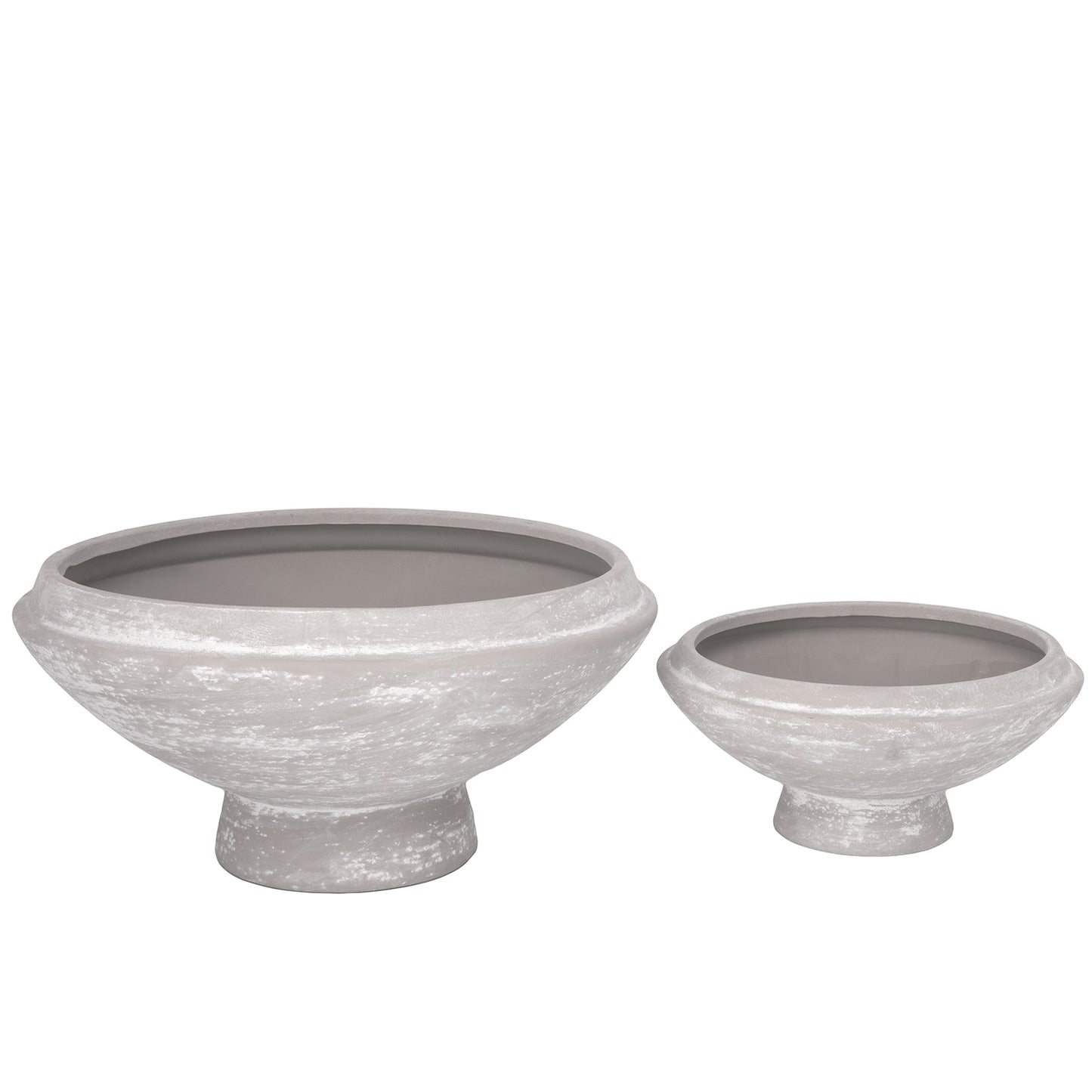 Ceyvon Terracotta Round Planter Set (Set of 2)