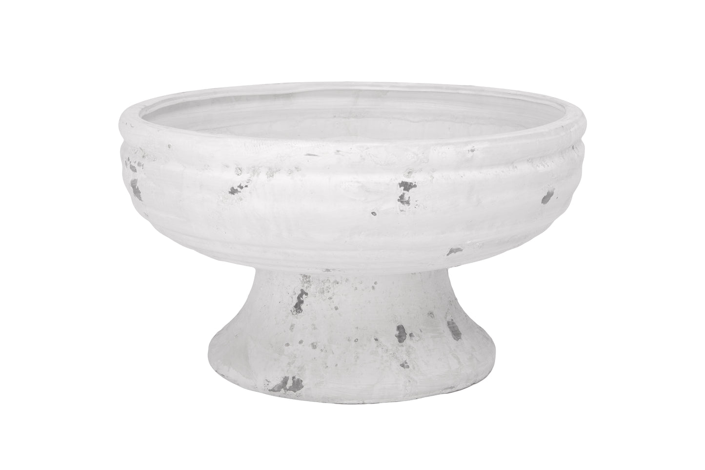Terecotta Round Urn Finish Wash