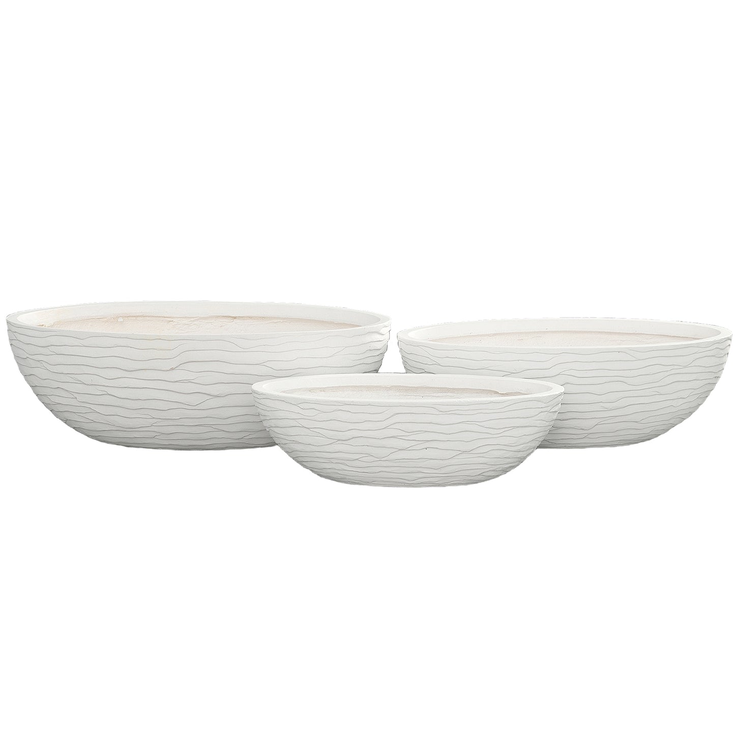 Gladys Boat Shape Planter Set (Set of 3)