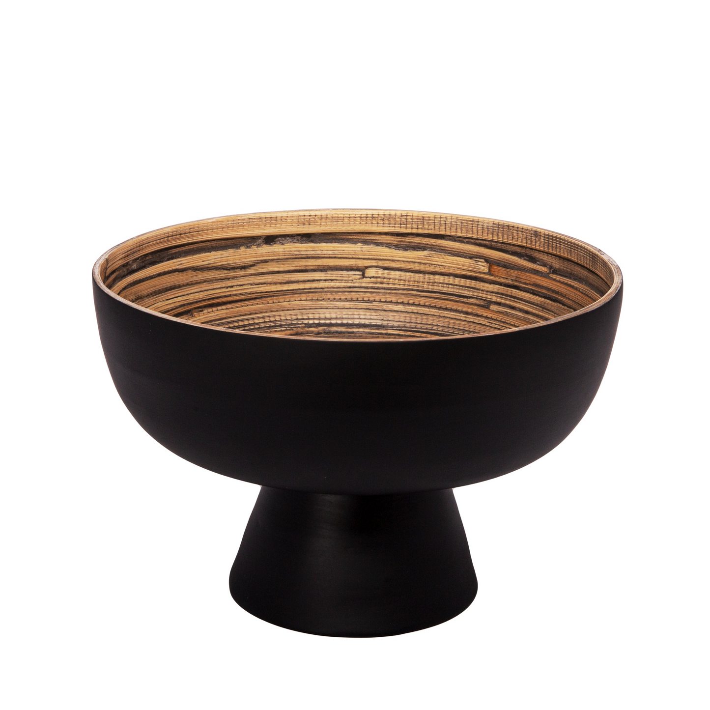 Nova Lacquer Bamboo Bowl with Base