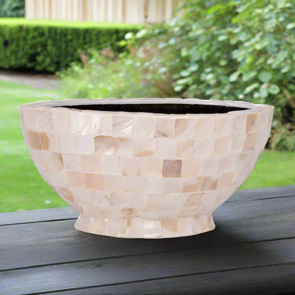 Marilune Boat Design Shell Planter