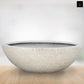 Capri Shell Boat Shape Planter Gloss Finish Cream